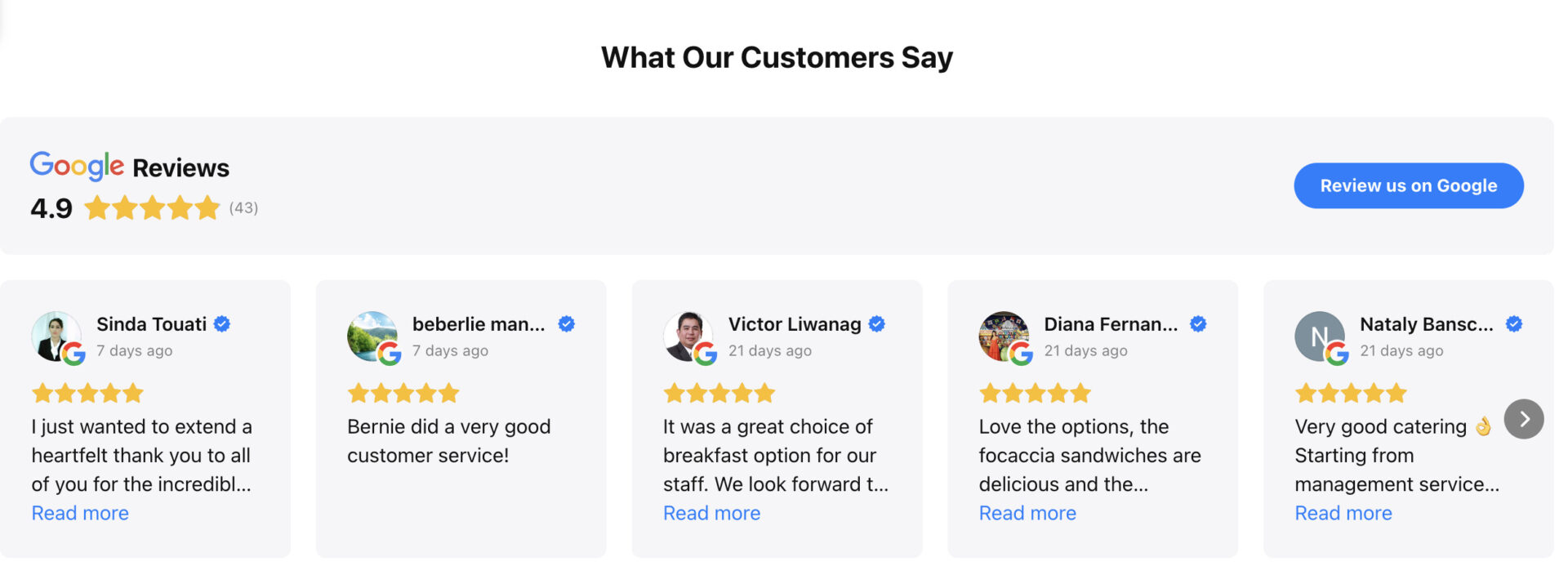 Blast catering Reviews 